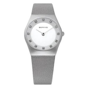 Ladies Bering Classic 27mm Stainless Steel Quartz Bracelet Watch, 11927-000