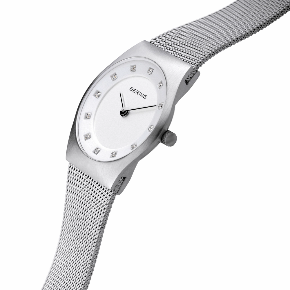 Ladies Bering Classic 27mm Stainless Steel Quartz Bracelet Watch, 11927-000