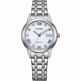 Ladies Citizen Ladies Eco Drive Silhouette Crystal Watch FE1240-81A