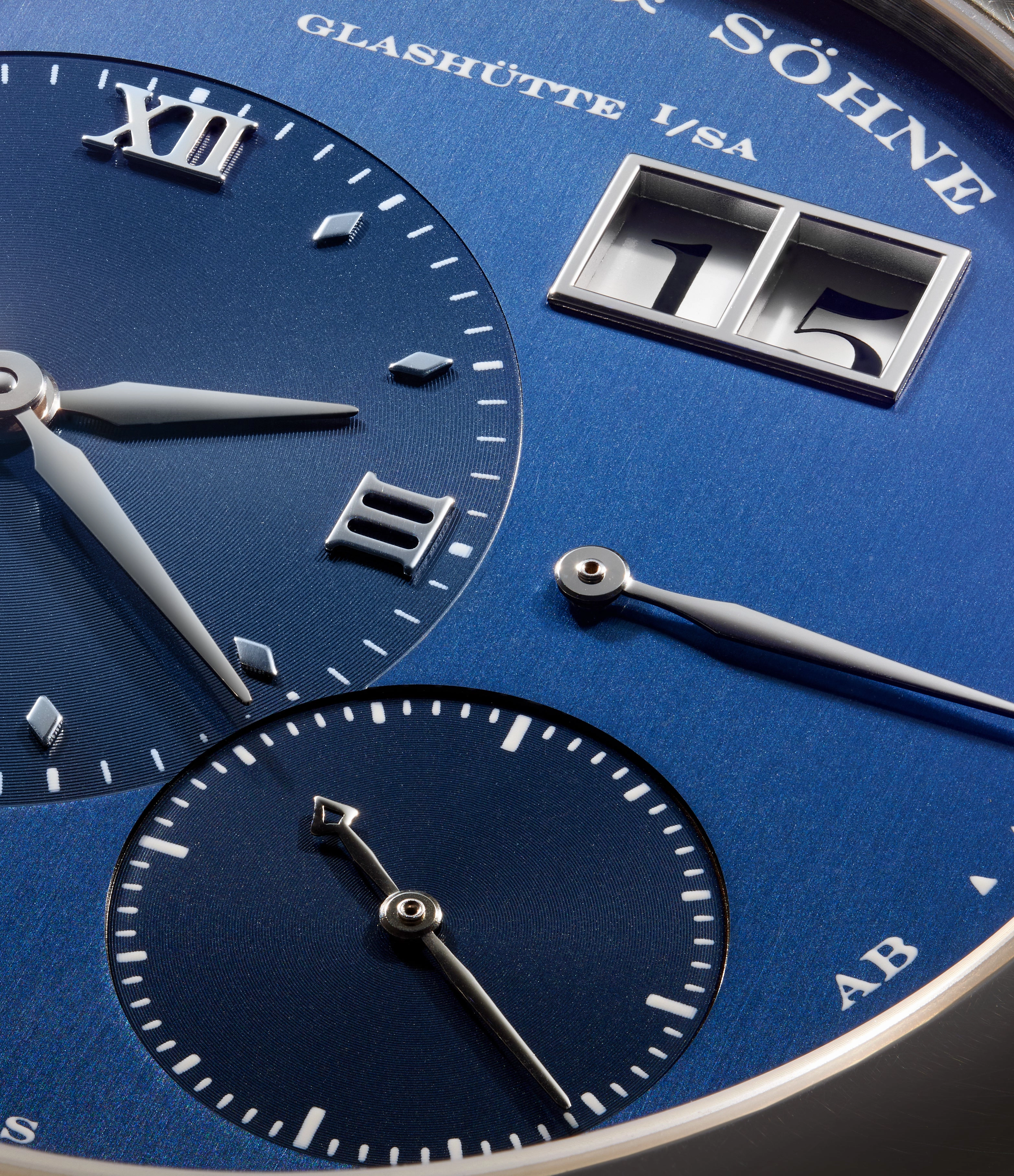 Lange 1 | 101.027 | blue dial | White Gold