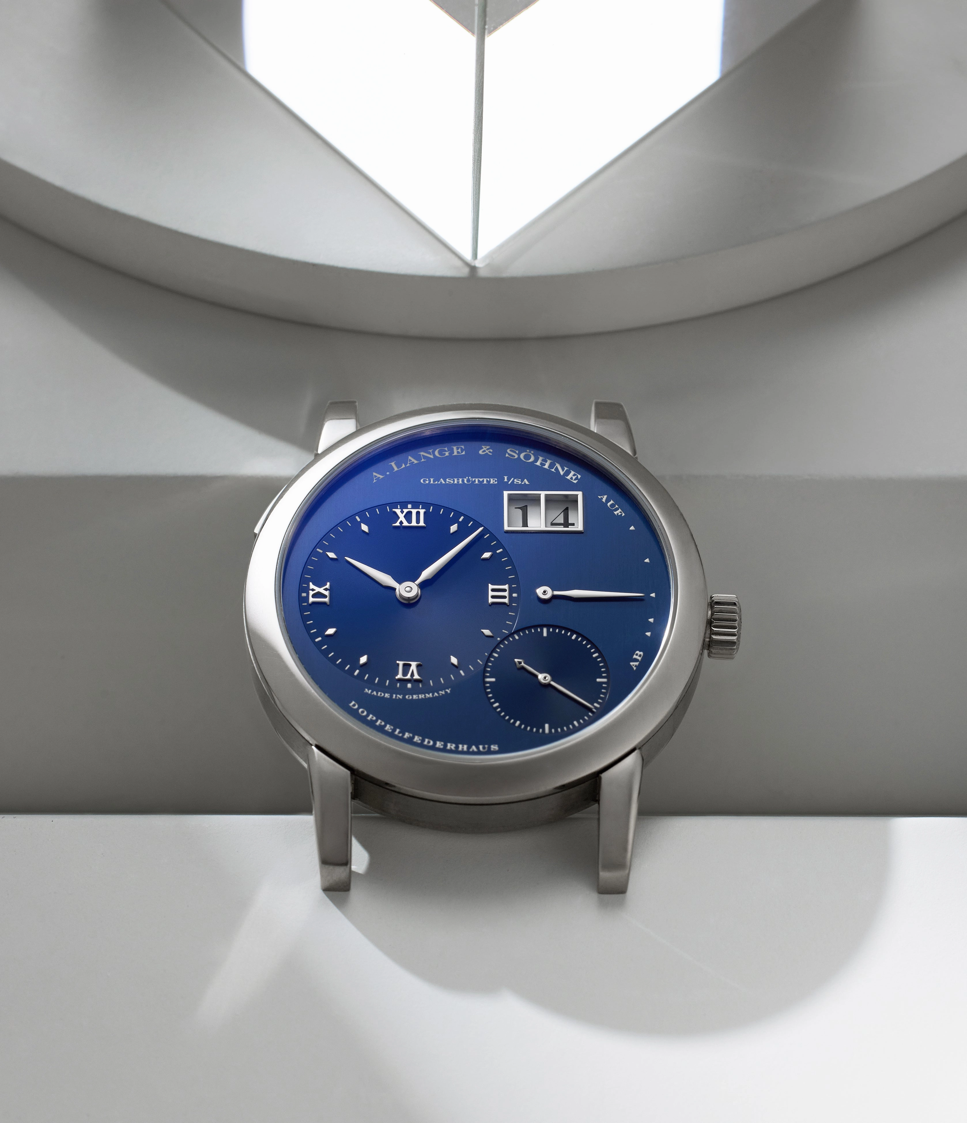 Lange 1 | 101.027 | blue dial | White Gold