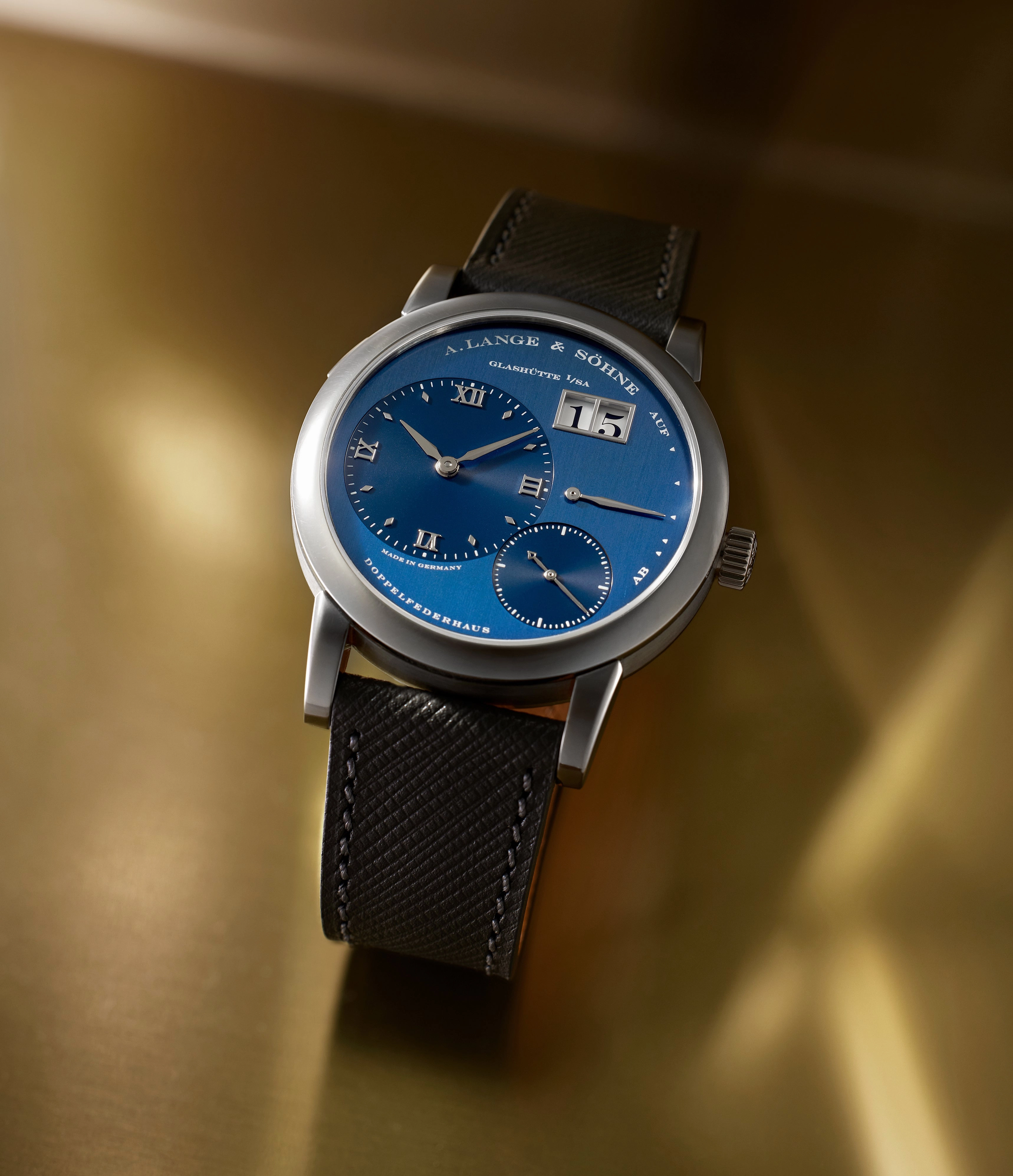 Lange 1 | 101.027 | blue dial | White Gold