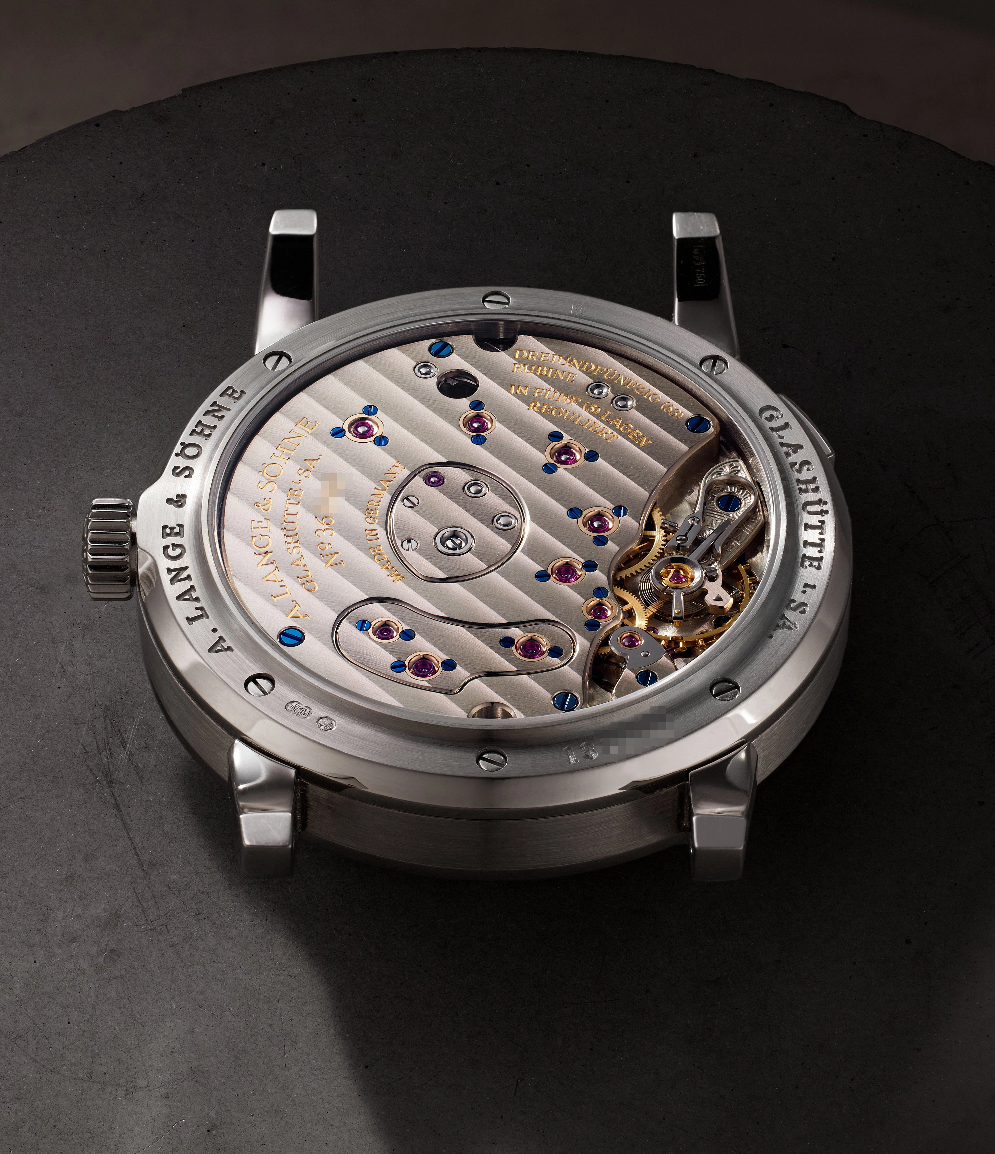 Lange 1 | 101.027 | blue dial | White Gold