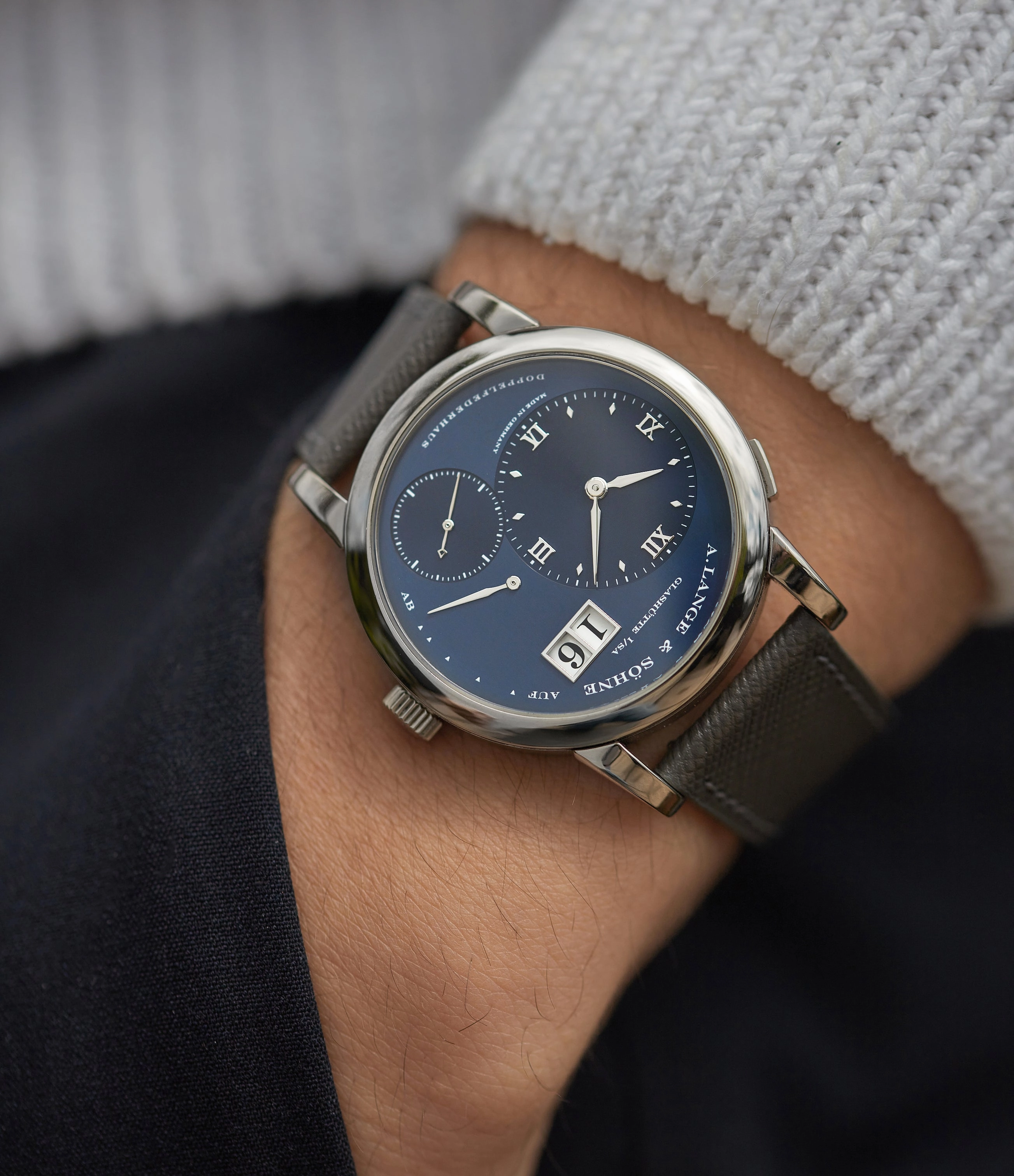Lange 1 | Blue dial | White Gold