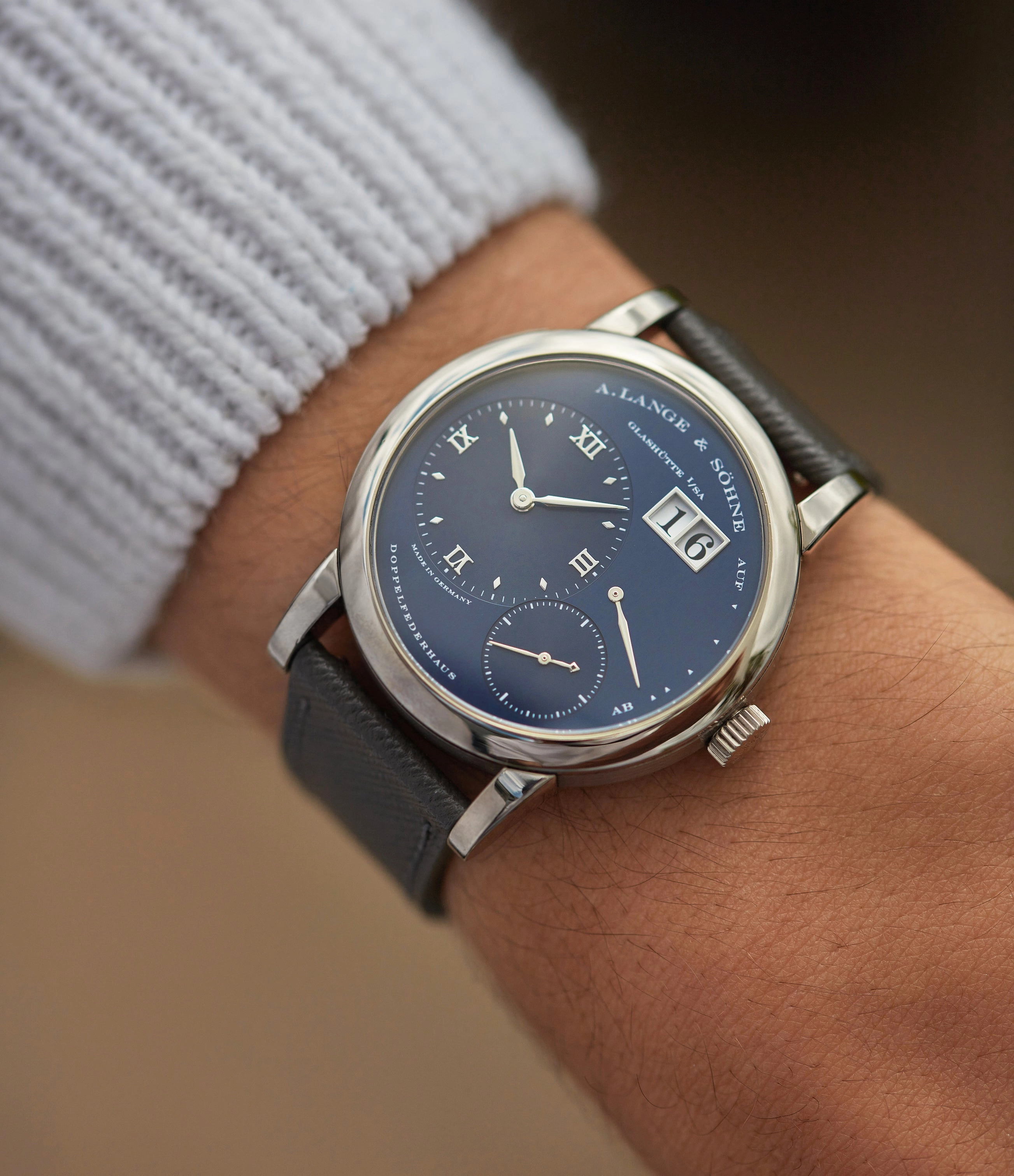 Lange 1 | Blue dial | White Gold