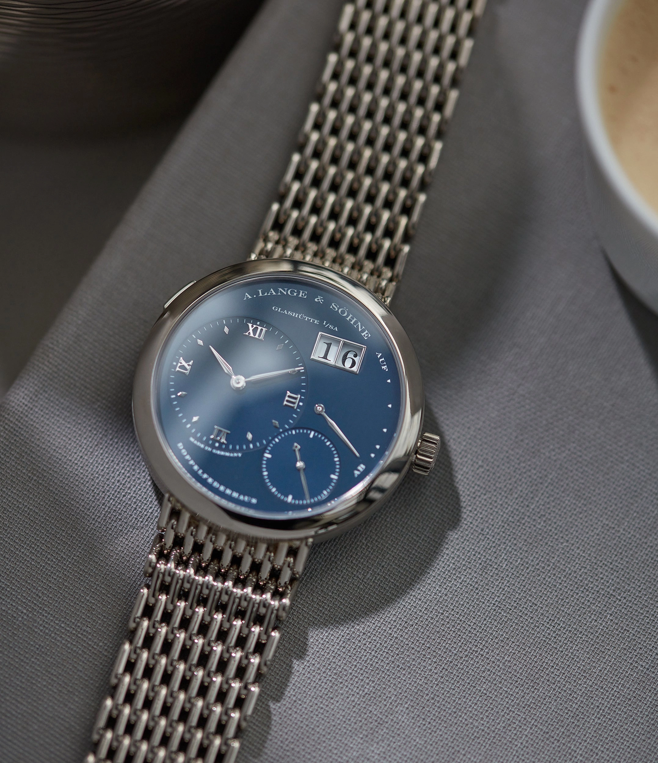 Lange 1 | Blue Dial | White Gold