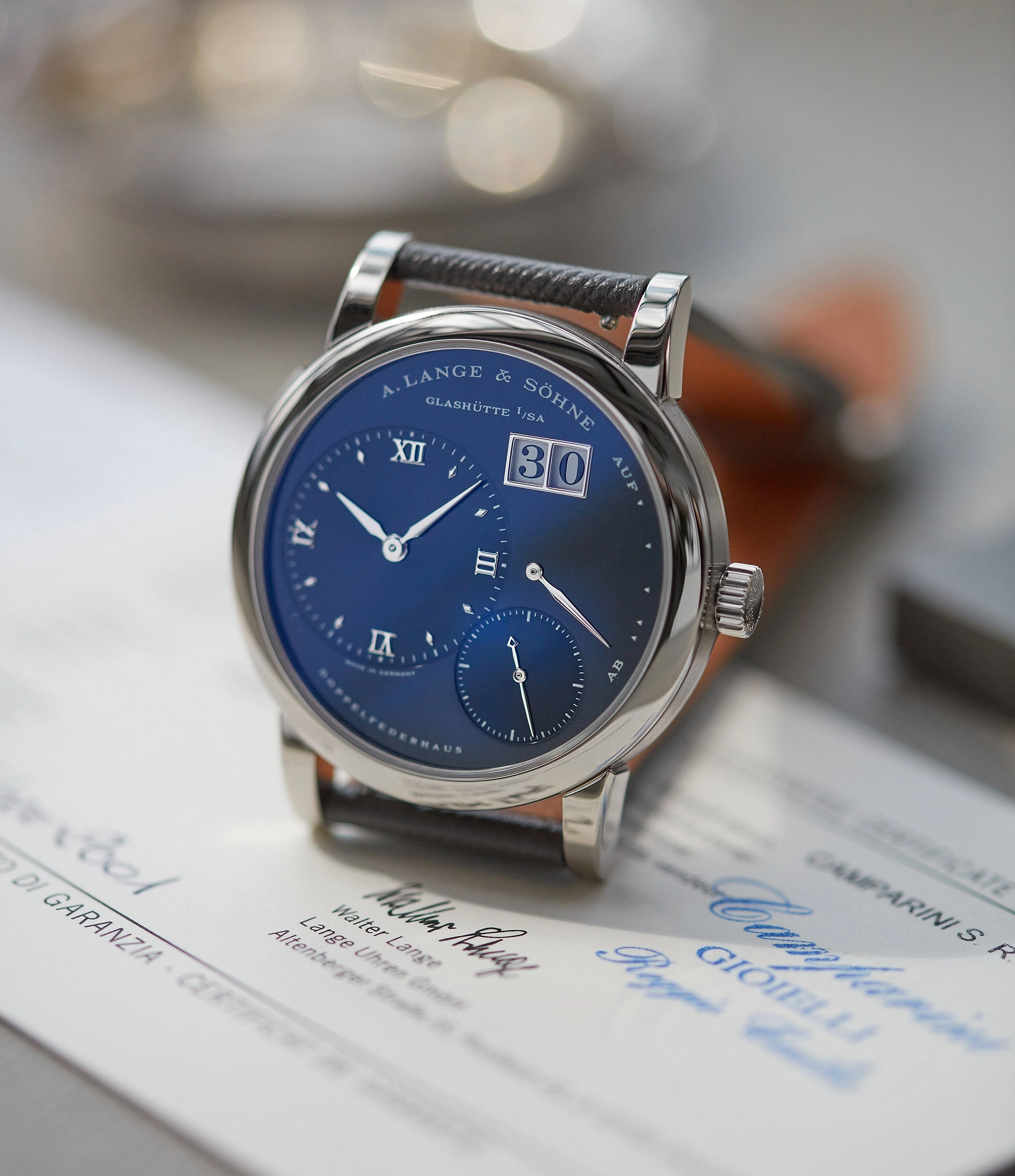 Lange 1 | blue dial | White Gold