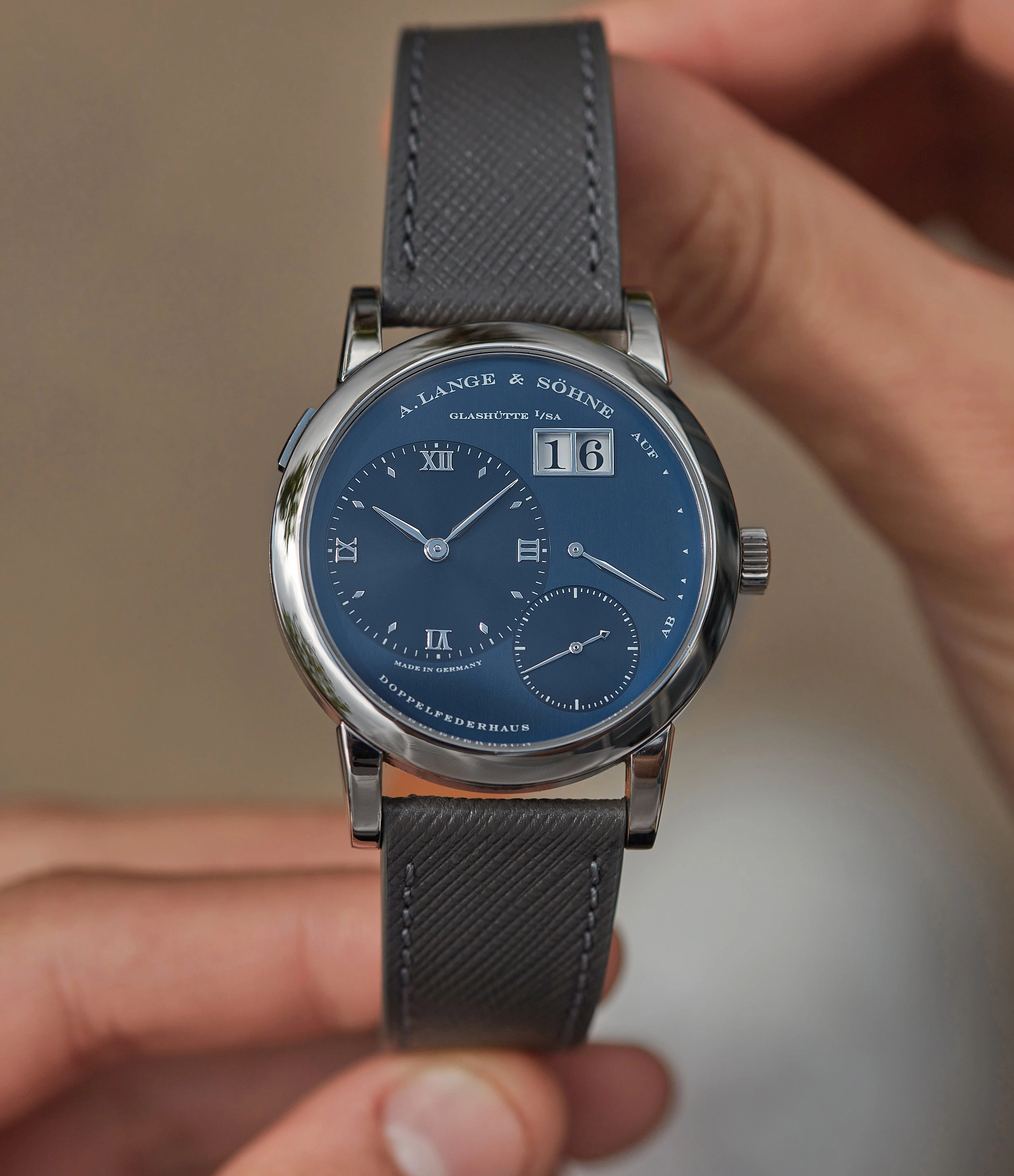 Lange 1 | Blue dial | White Gold