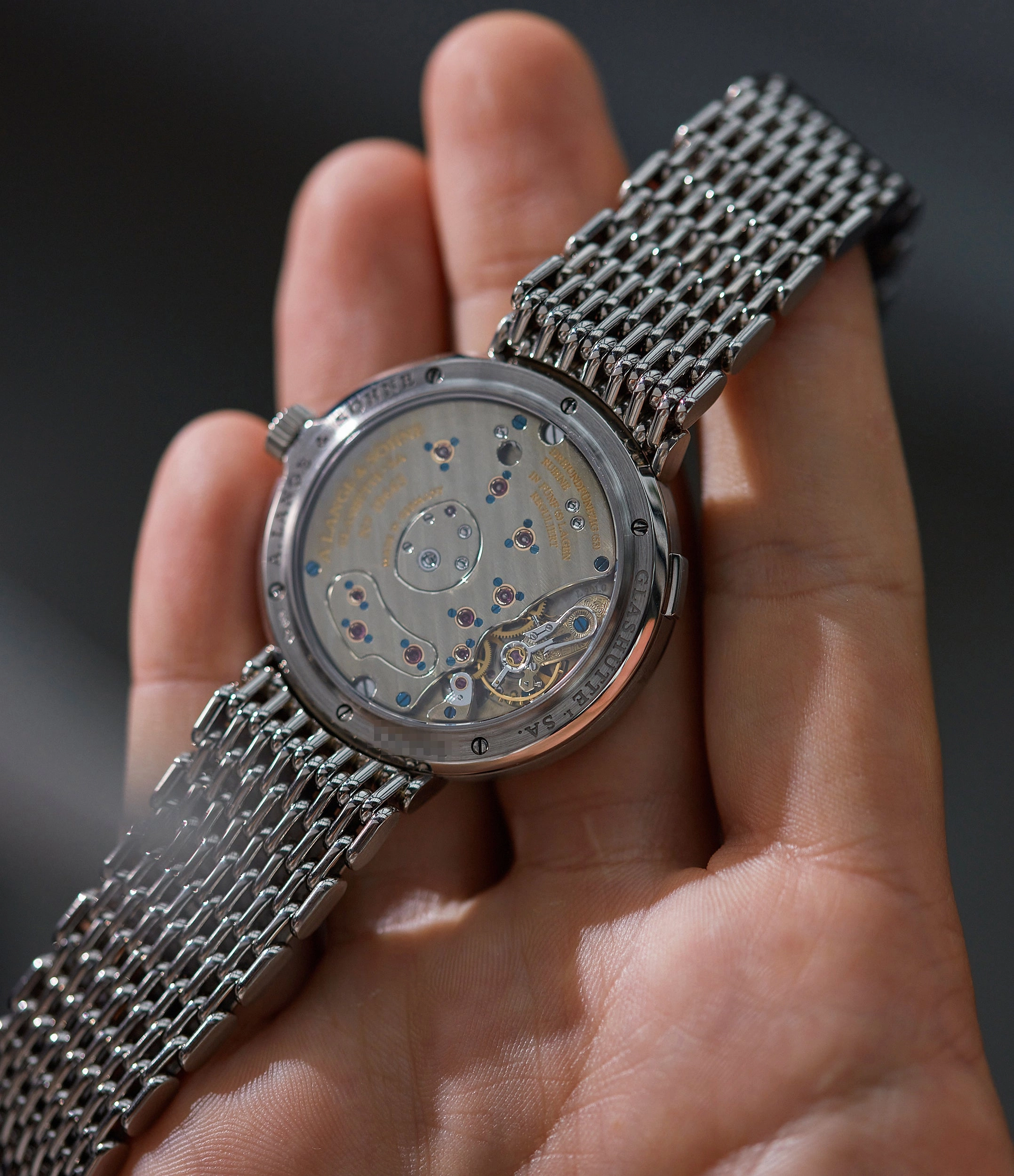 Lange 1 | Blue Dial | White Gold