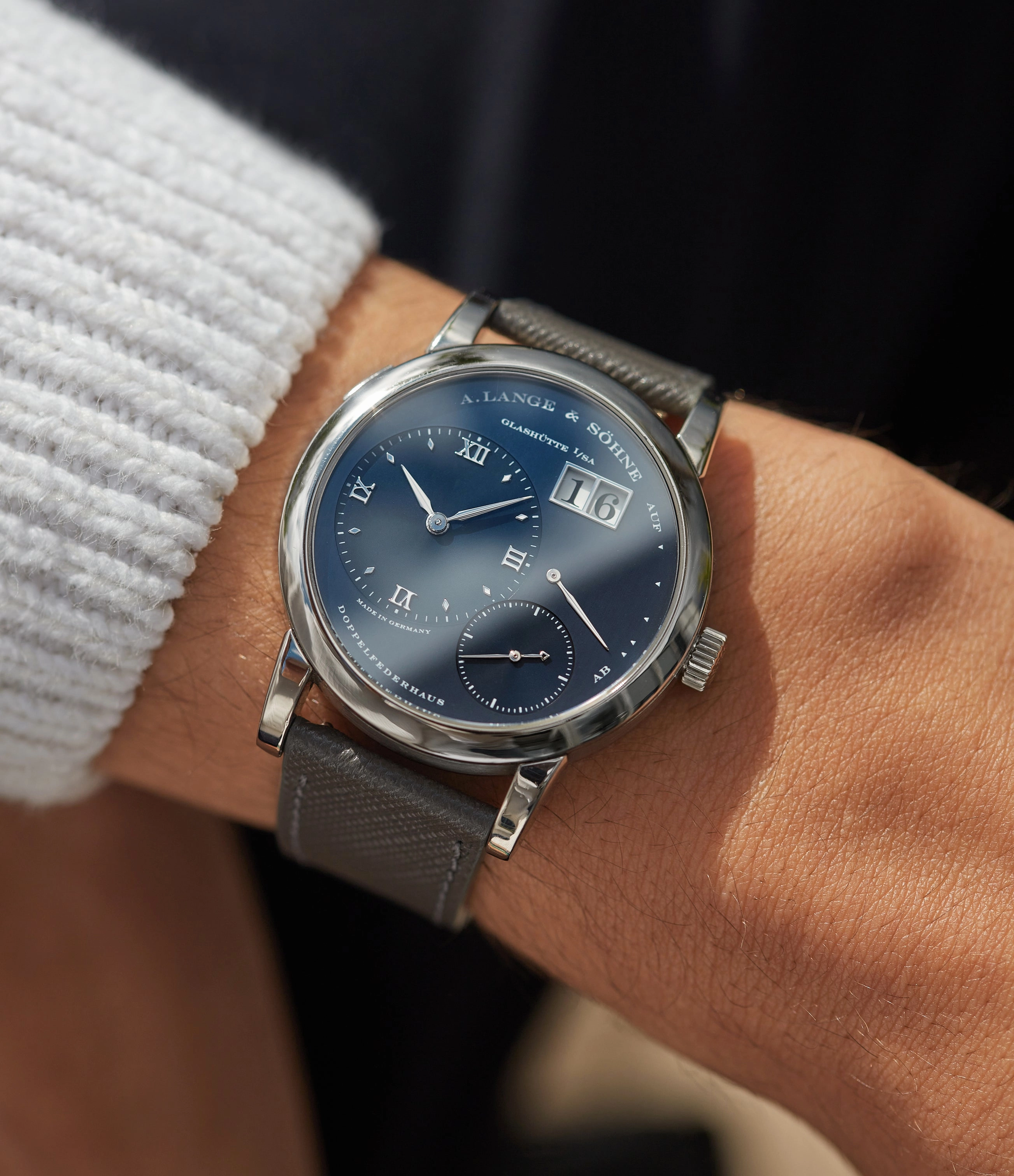 Lange 1 | Blue dial | White Gold
