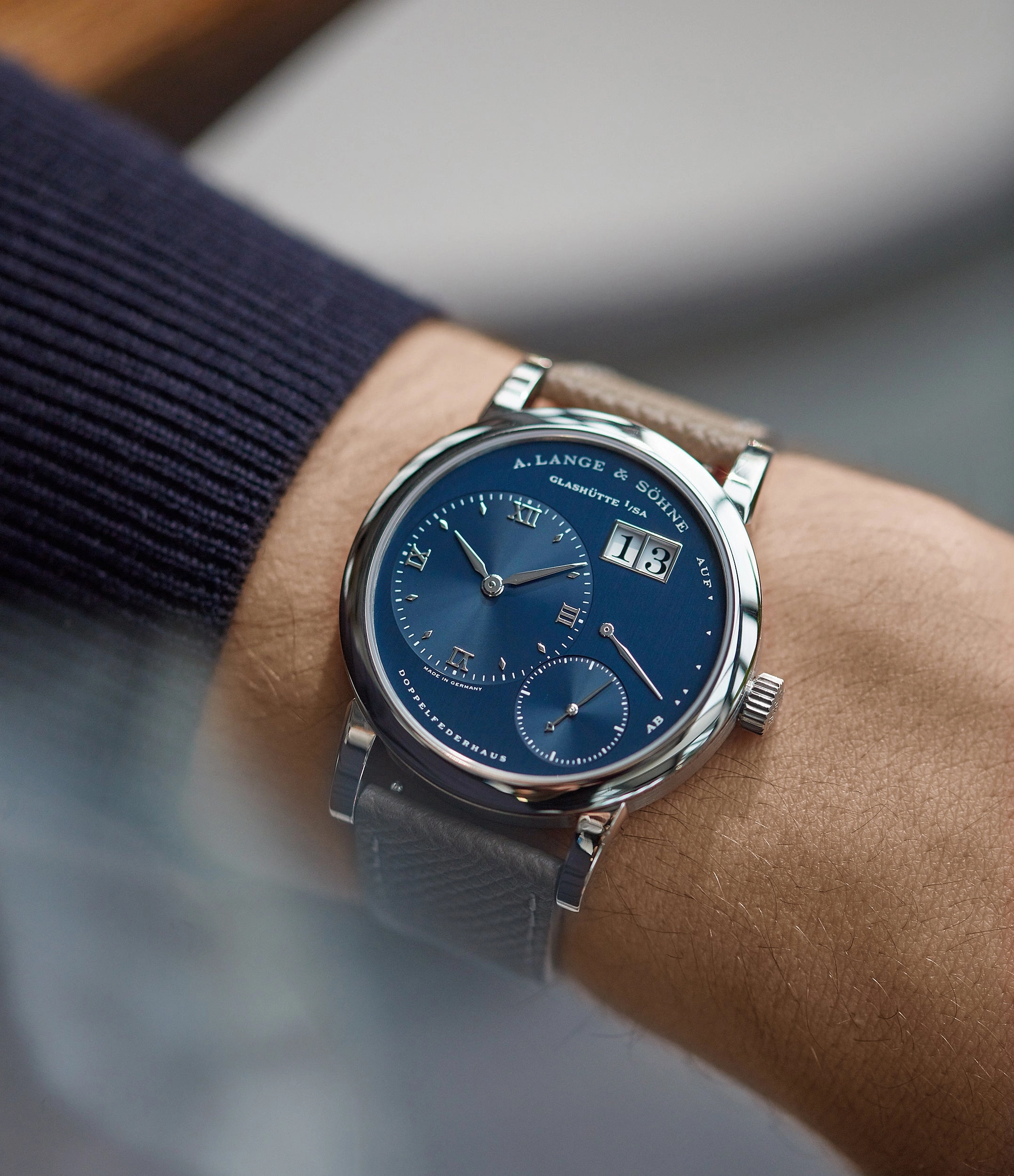 Lange 1 | blue dial | White Gold