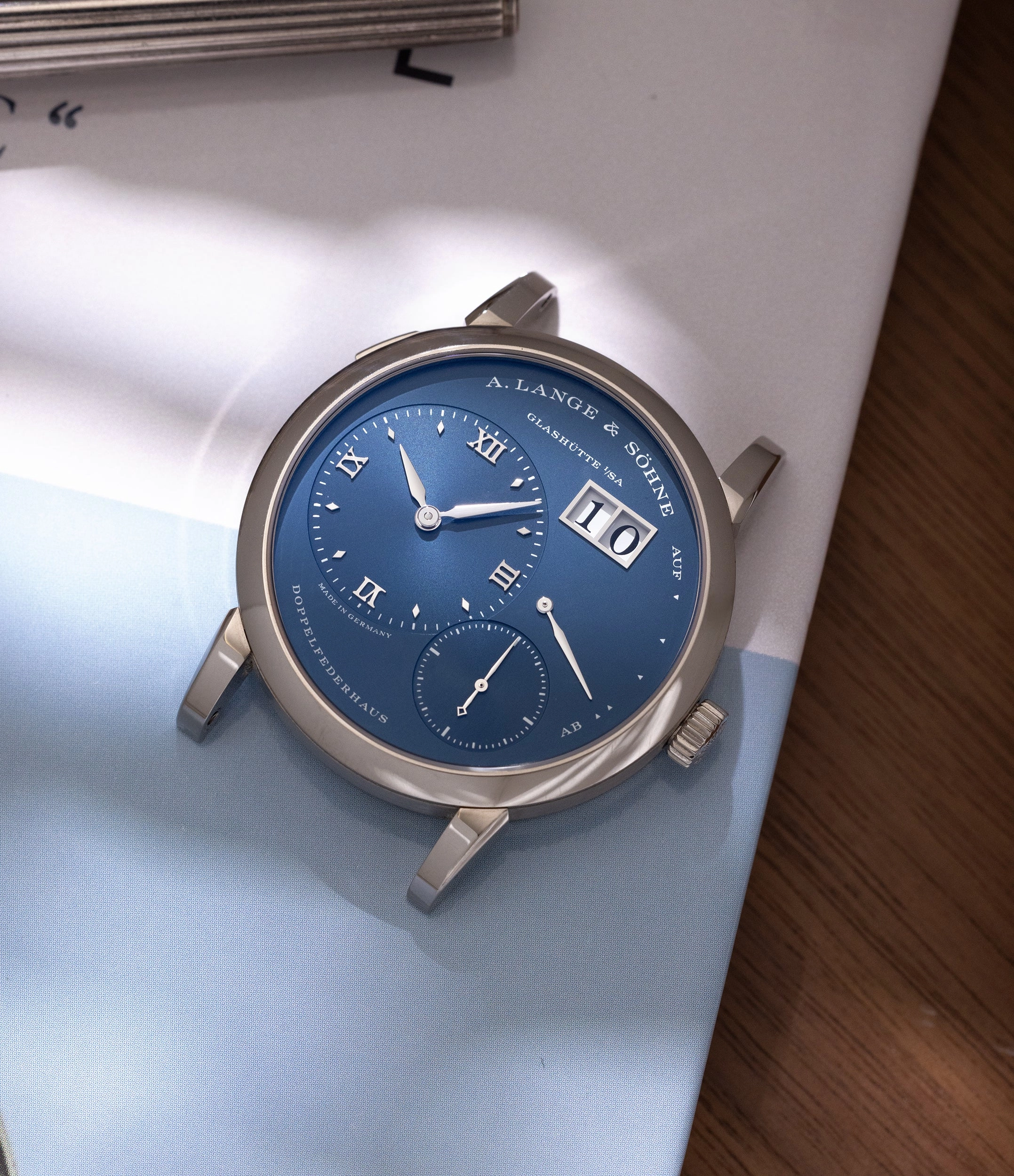 Lange 1 Blue Series | 191.028 | White Gold