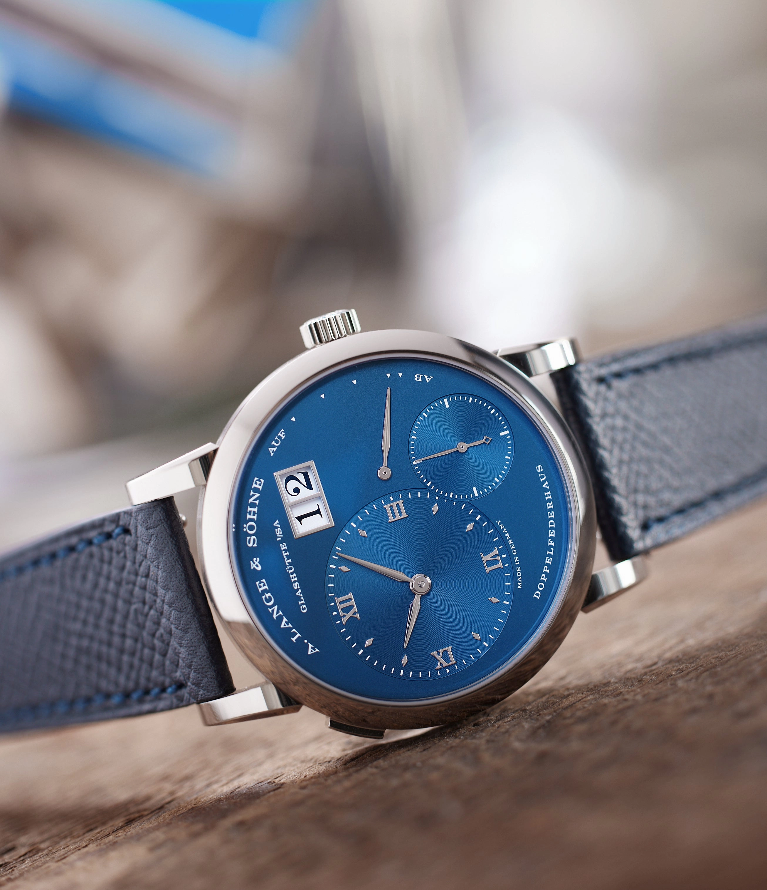 Lange 1 Blue Series | 191.028 | White Gold