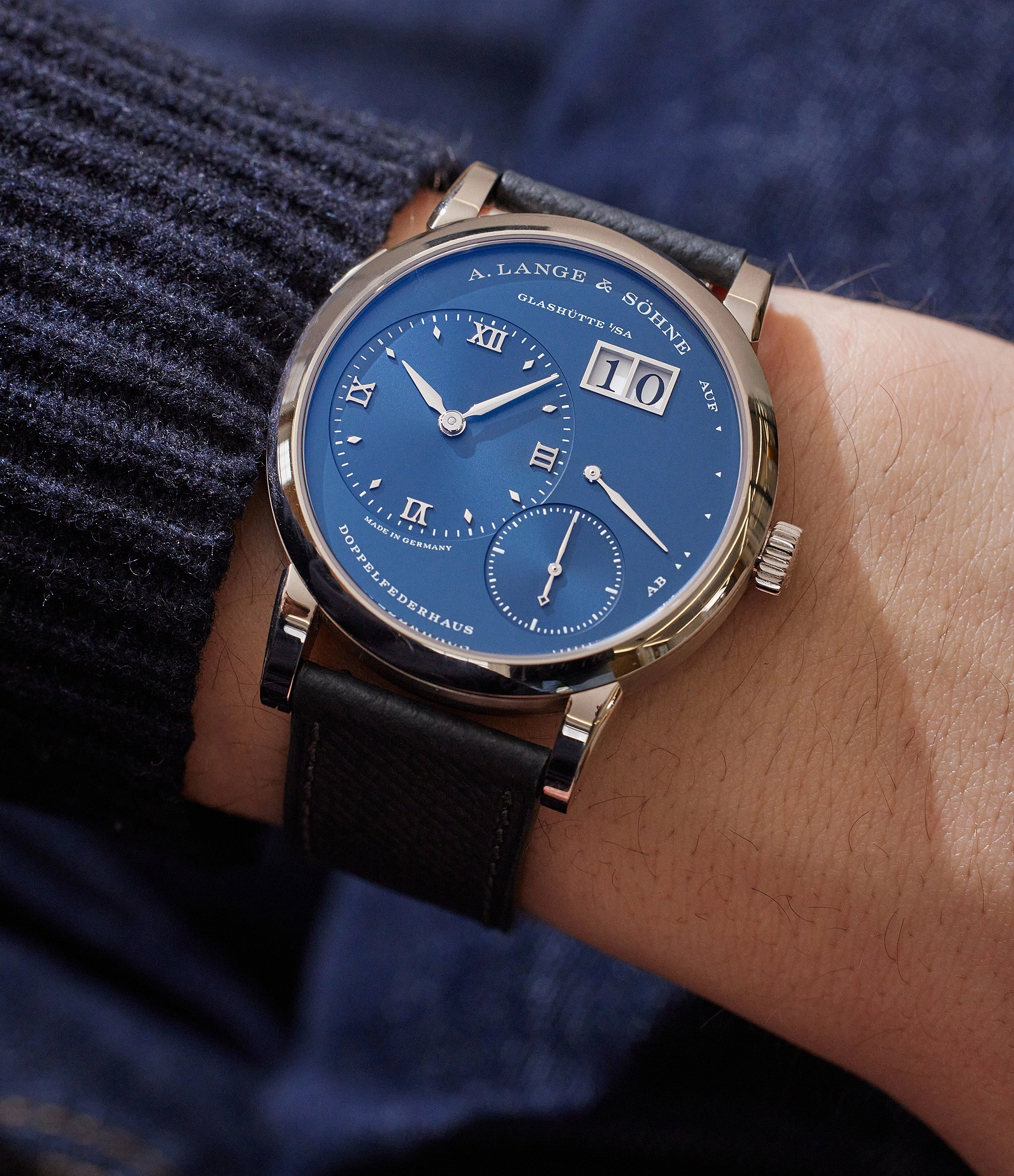 Lange 1 Blue Series | 191.028 | White Gold