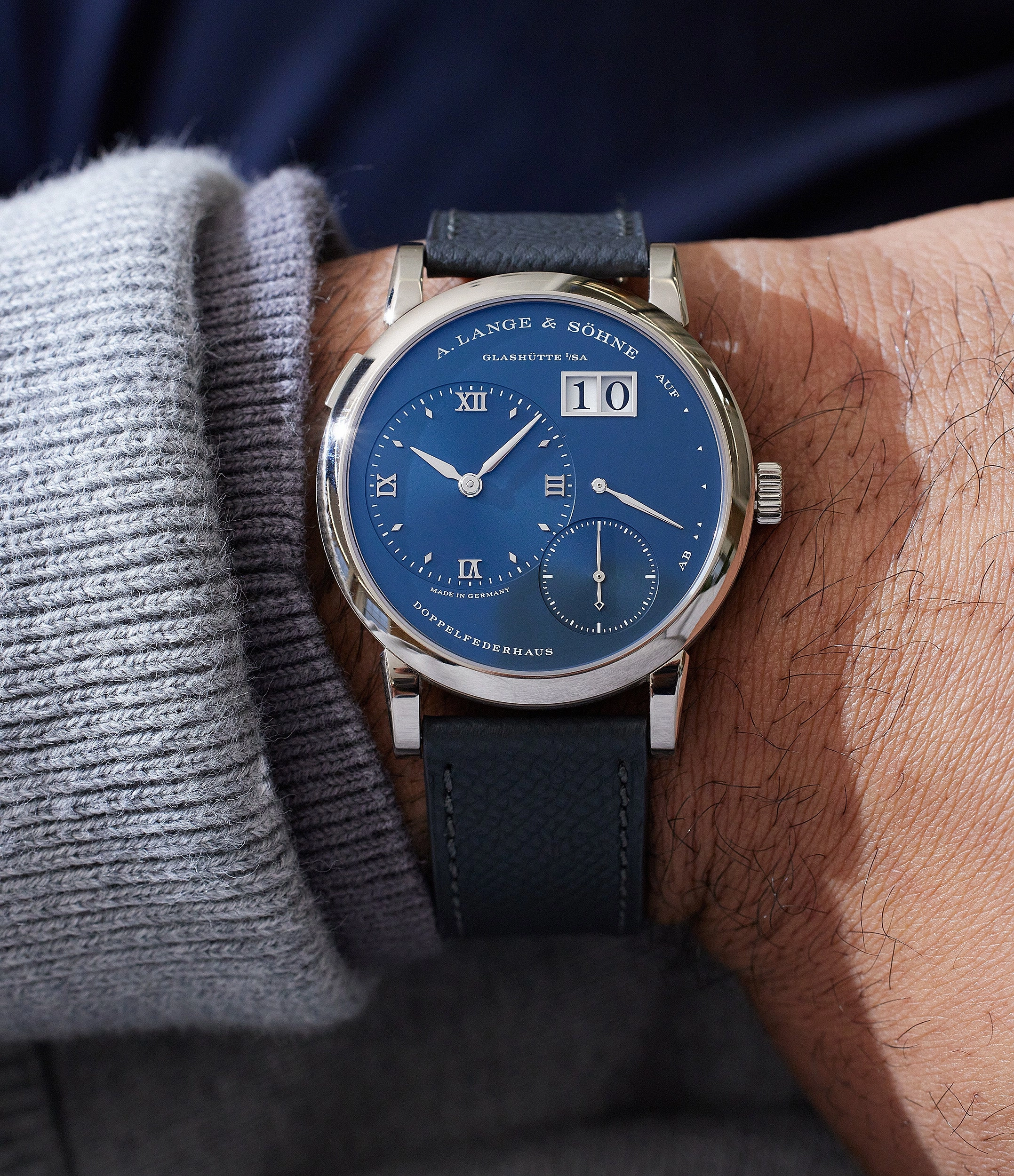 Lange 1 Blue Series | 191.028 | White Gold