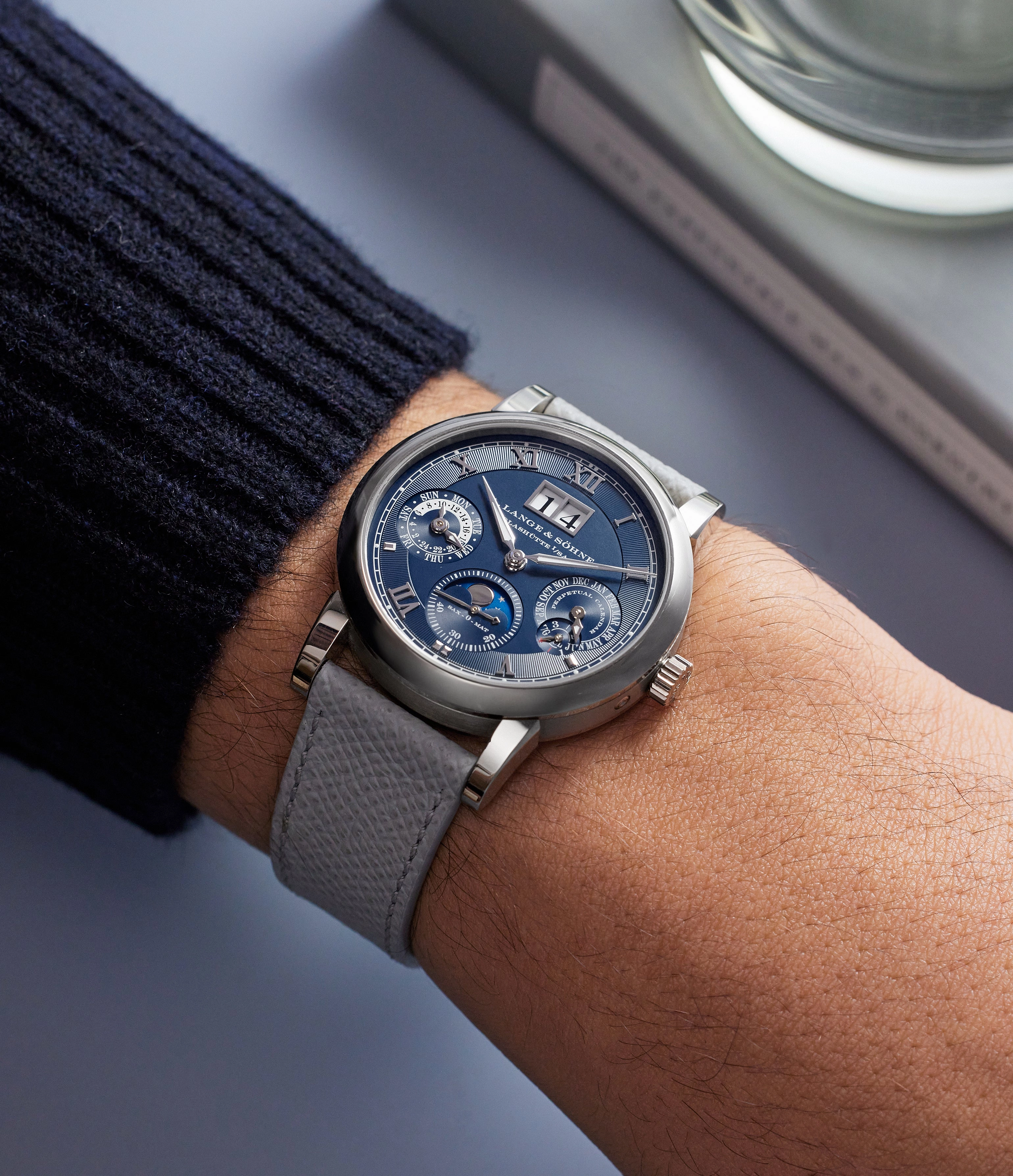 Langematik Perpetual Anniversary Edition | White Gold