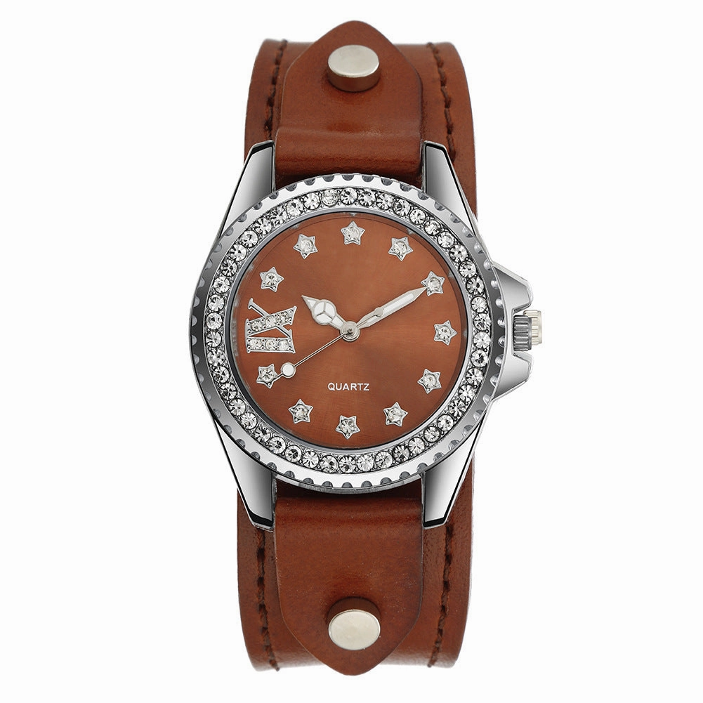 Leather Casual Fashion Ladies Watch