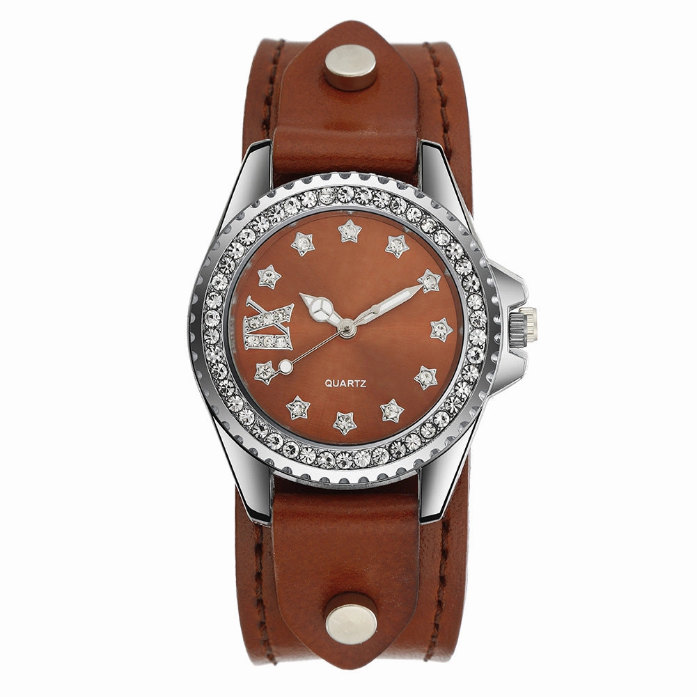 Leather Casual Fashion Ladies Watch