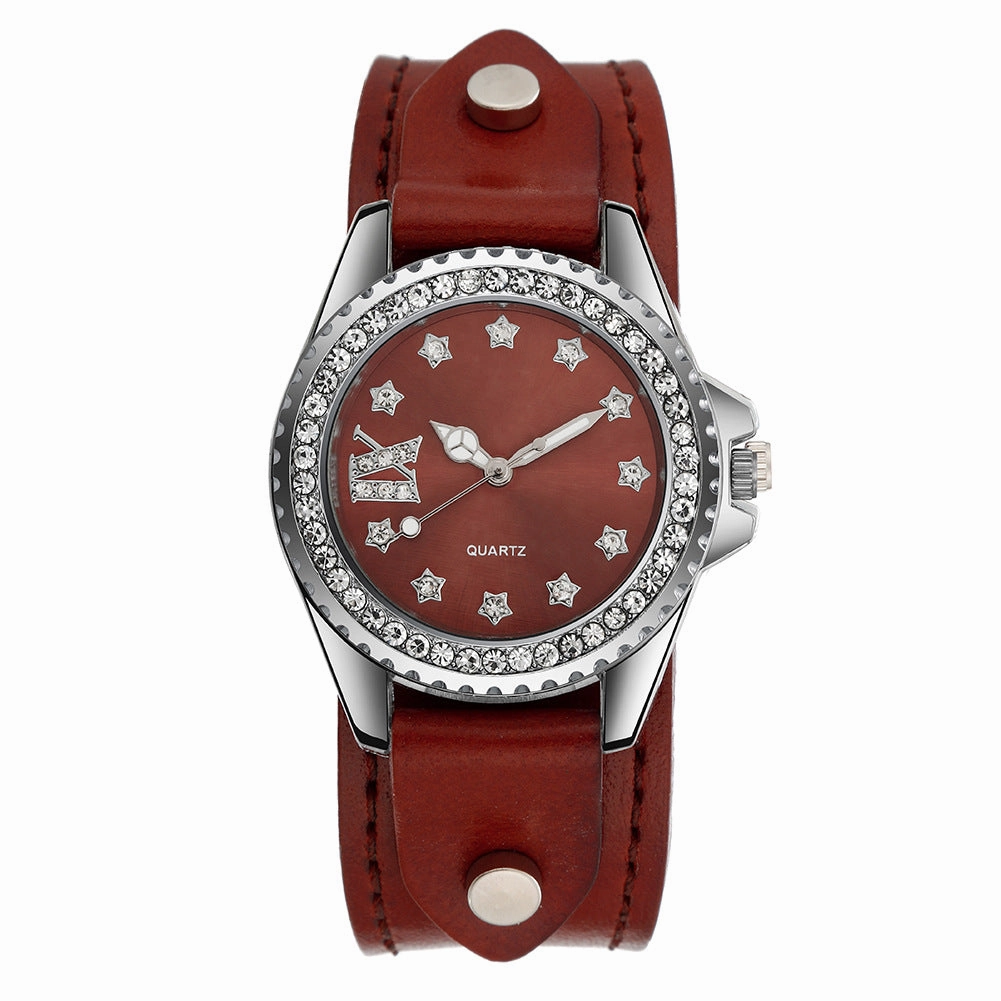 Leather Casual Fashion Ladies Watch