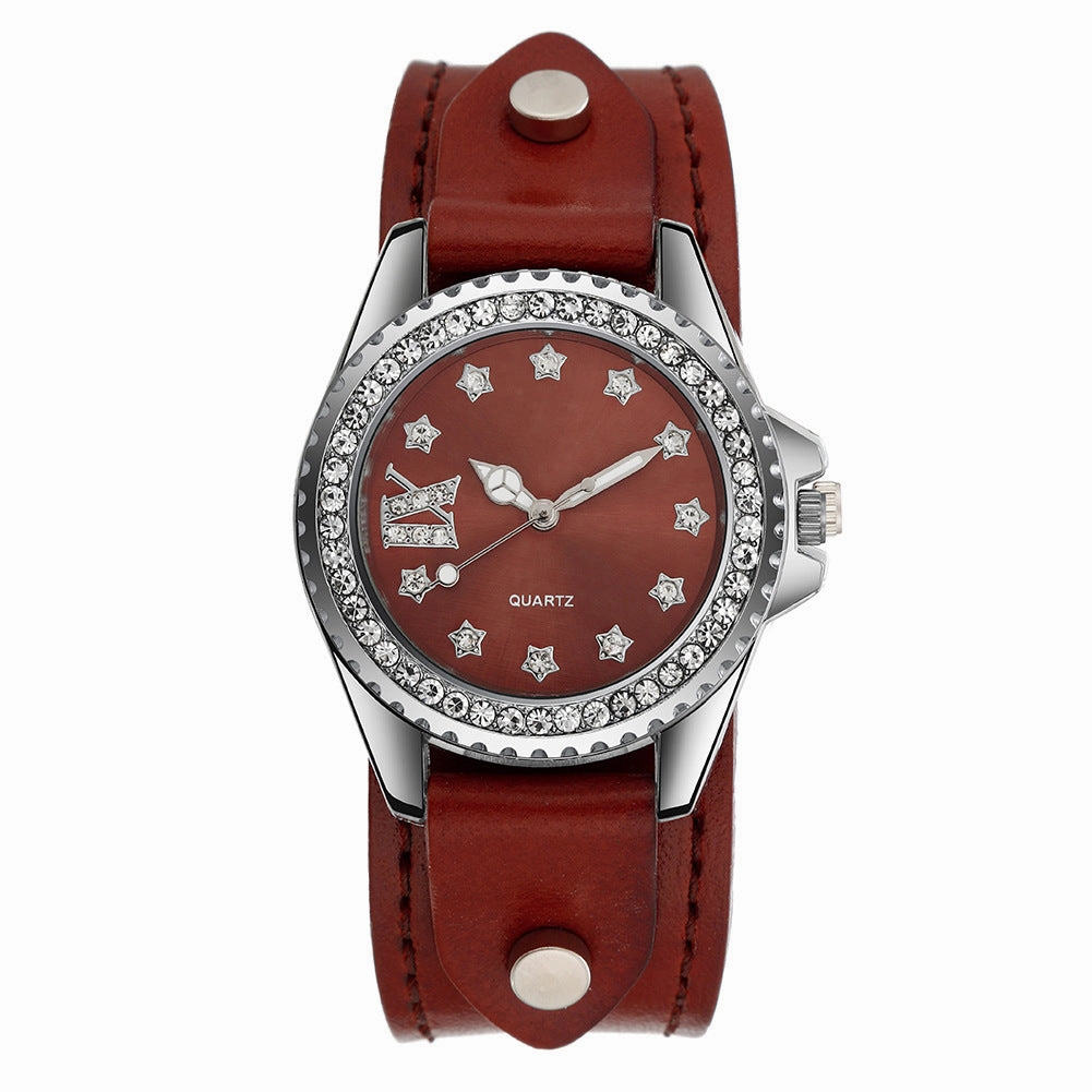 Leather Casual Fashion Ladies Watch