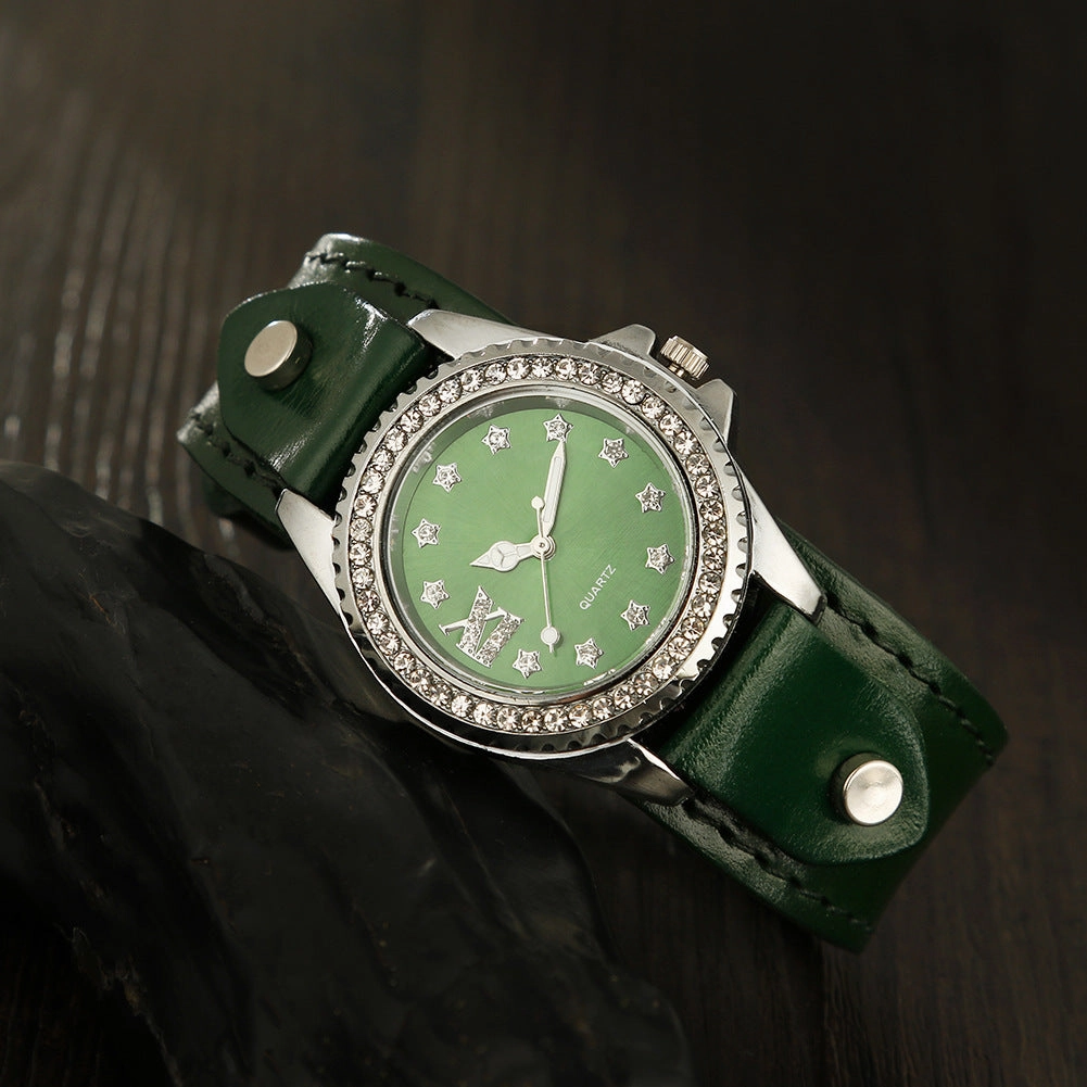 Leather Casual Fashion Ladies Watch