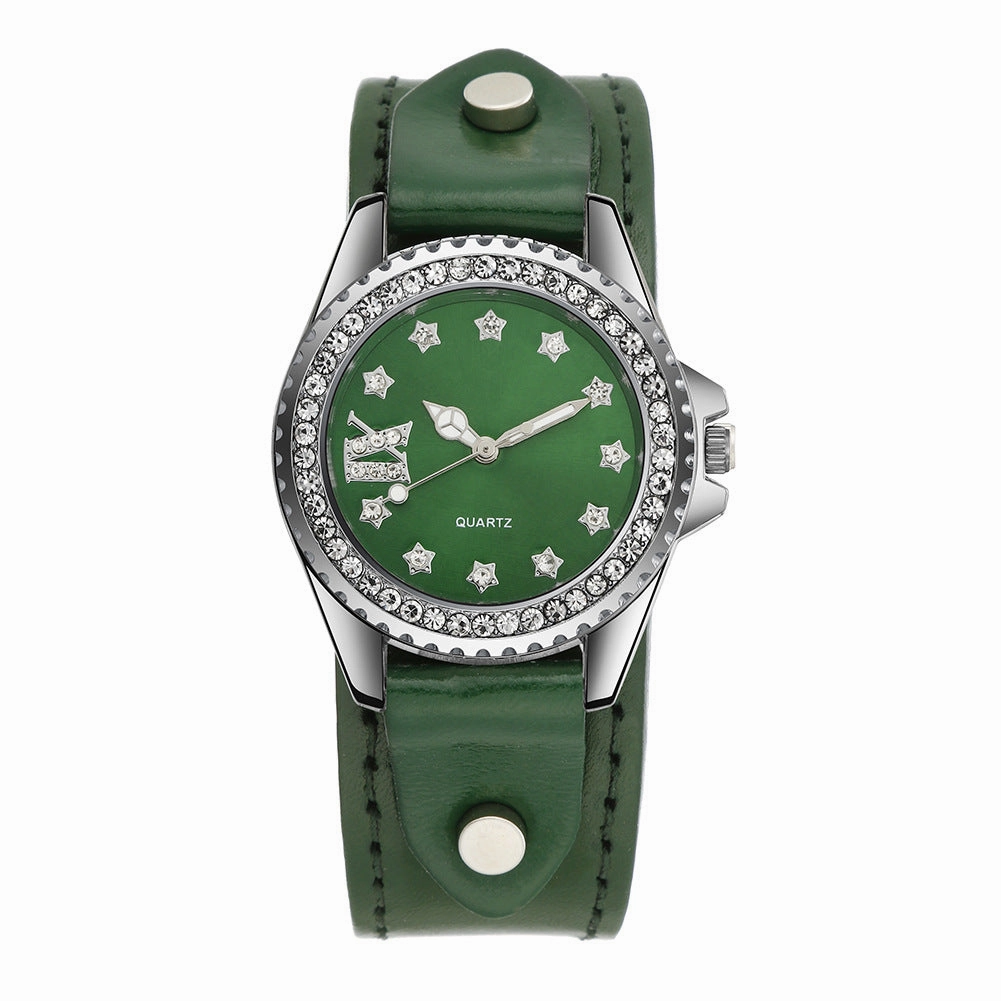 Leather Casual Fashion Ladies Watch