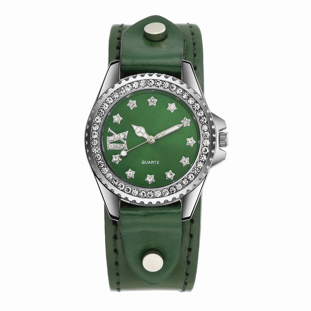 Leather Casual Fashion Ladies Watch
