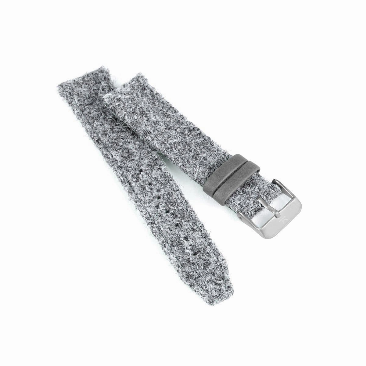 Light Grey Harris Tweed Watch Strap  20mm Width