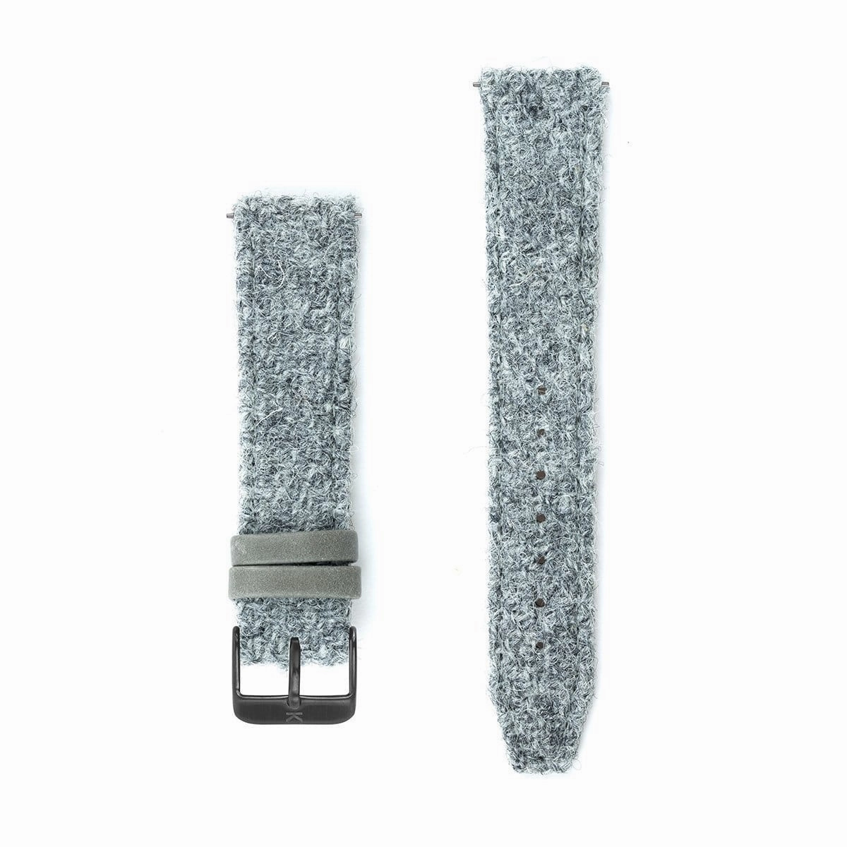 Light Grey Harris Tweed Watch Strap  20mm Width