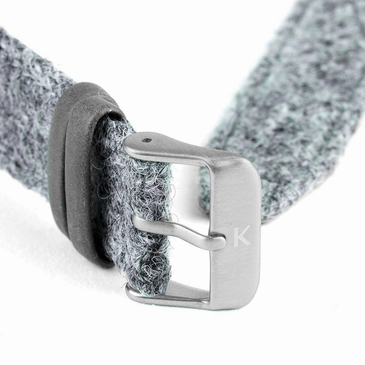Light Grey Harris Tweed Watch Strap  20mm Width