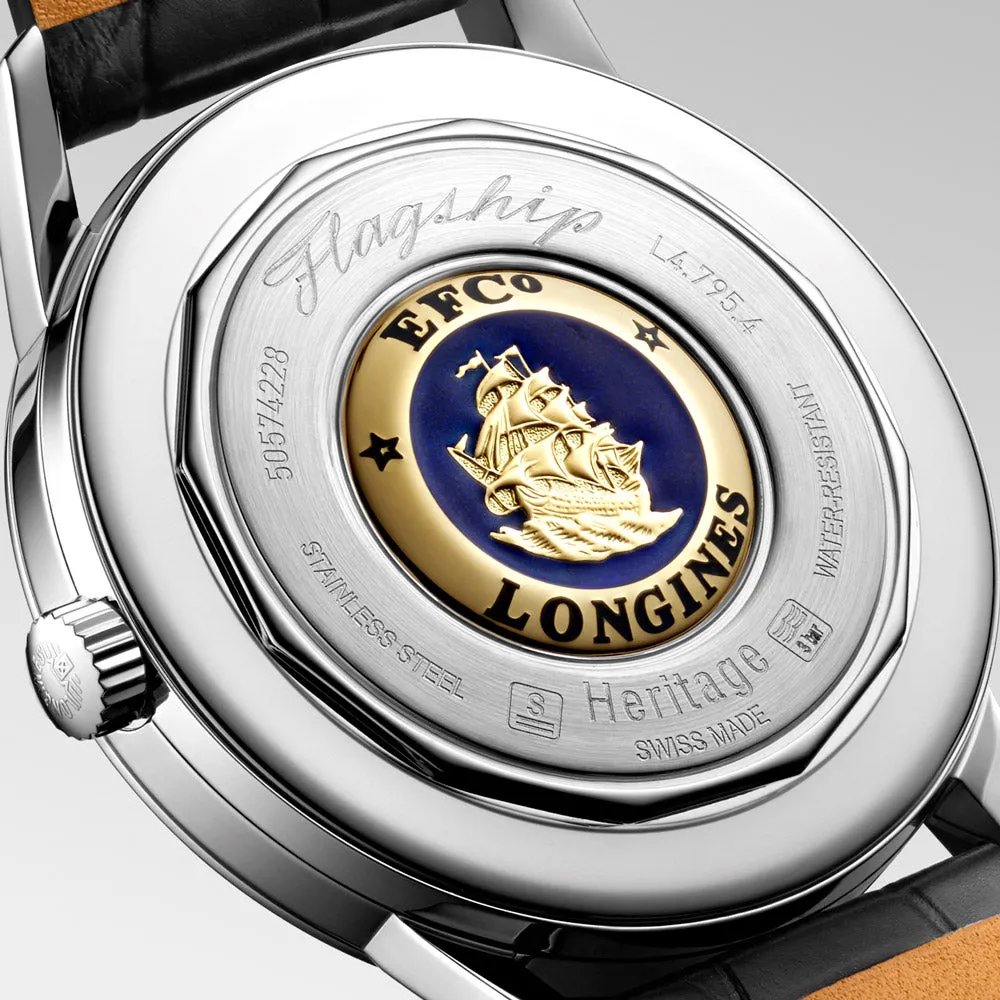 Longines Flagship Heritage 38.5mm Black Dial Automatic Gents Watch L4.795.4.58.0