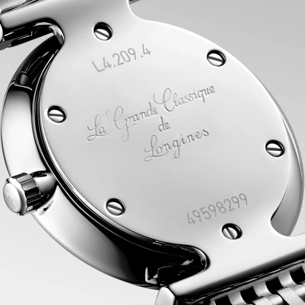 Longines La Grande Classique 24mm Silver Dial Ladies Quartz Watch L4.209.4.71.6