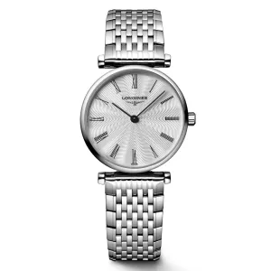 Longines La Grande Classique 24mm Silver Dial Ladies Quartz Watch L4.209.4.71.6