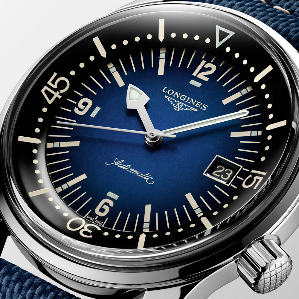 Longines Legend Diver 42mm Blue Dial Automatic Gents Watch L3.774.4.90.2