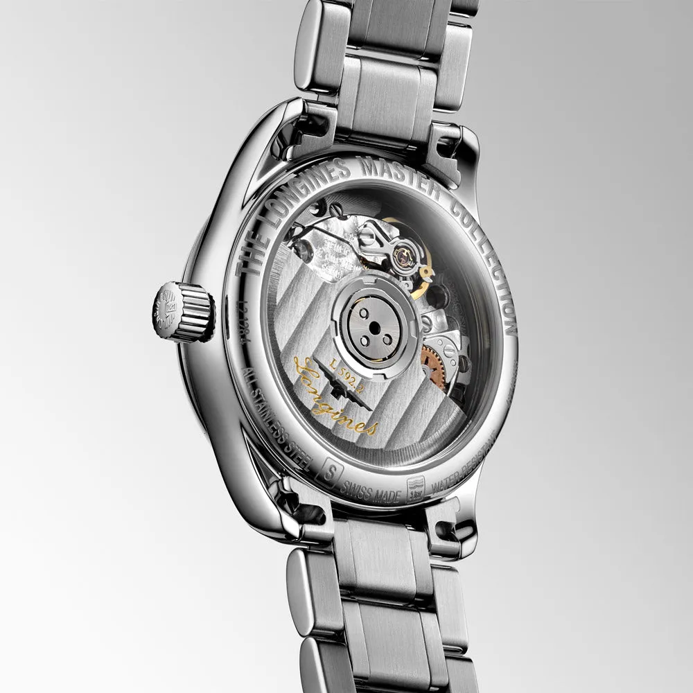 Longines Master Collection 25.5mm Silver Dial Automatic Ladies Watch L2.128.4.78.6