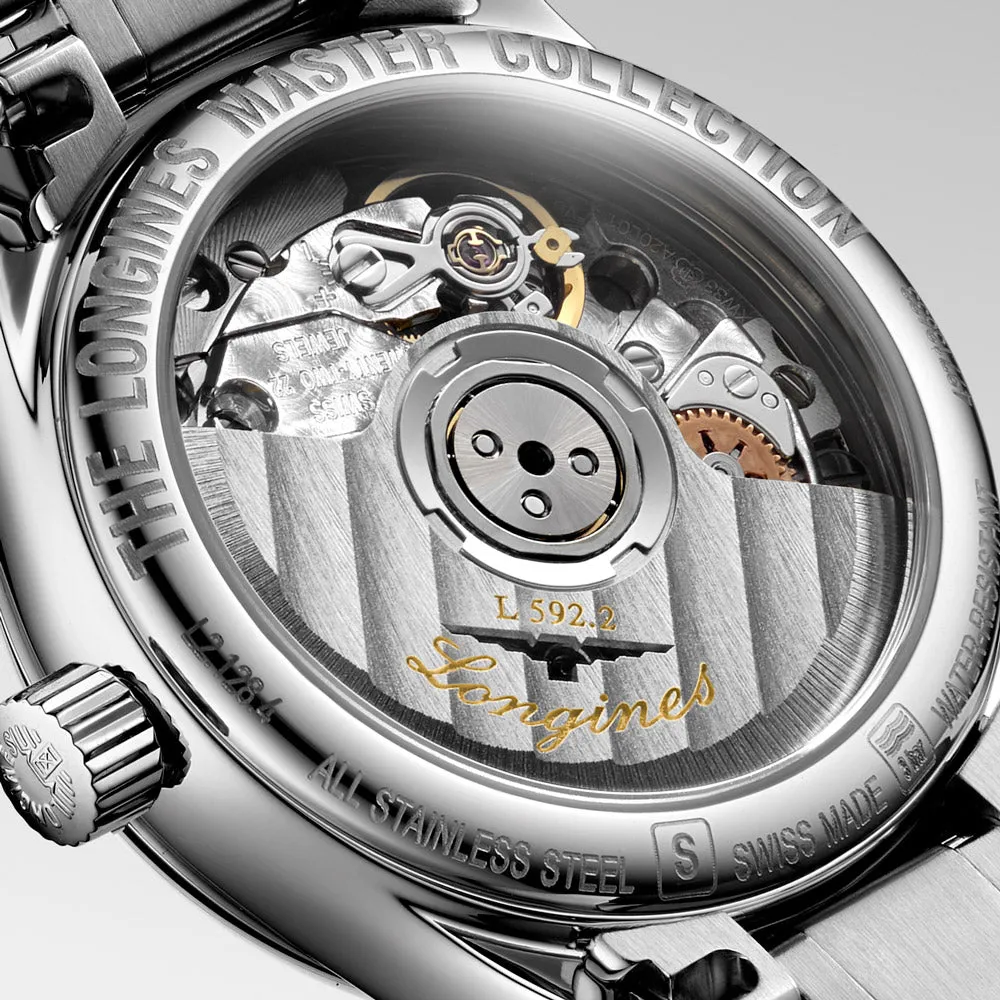 Longines Master Collection 25.5mm Silver Dial Automatic Ladies Watch L2.128.4.78.6