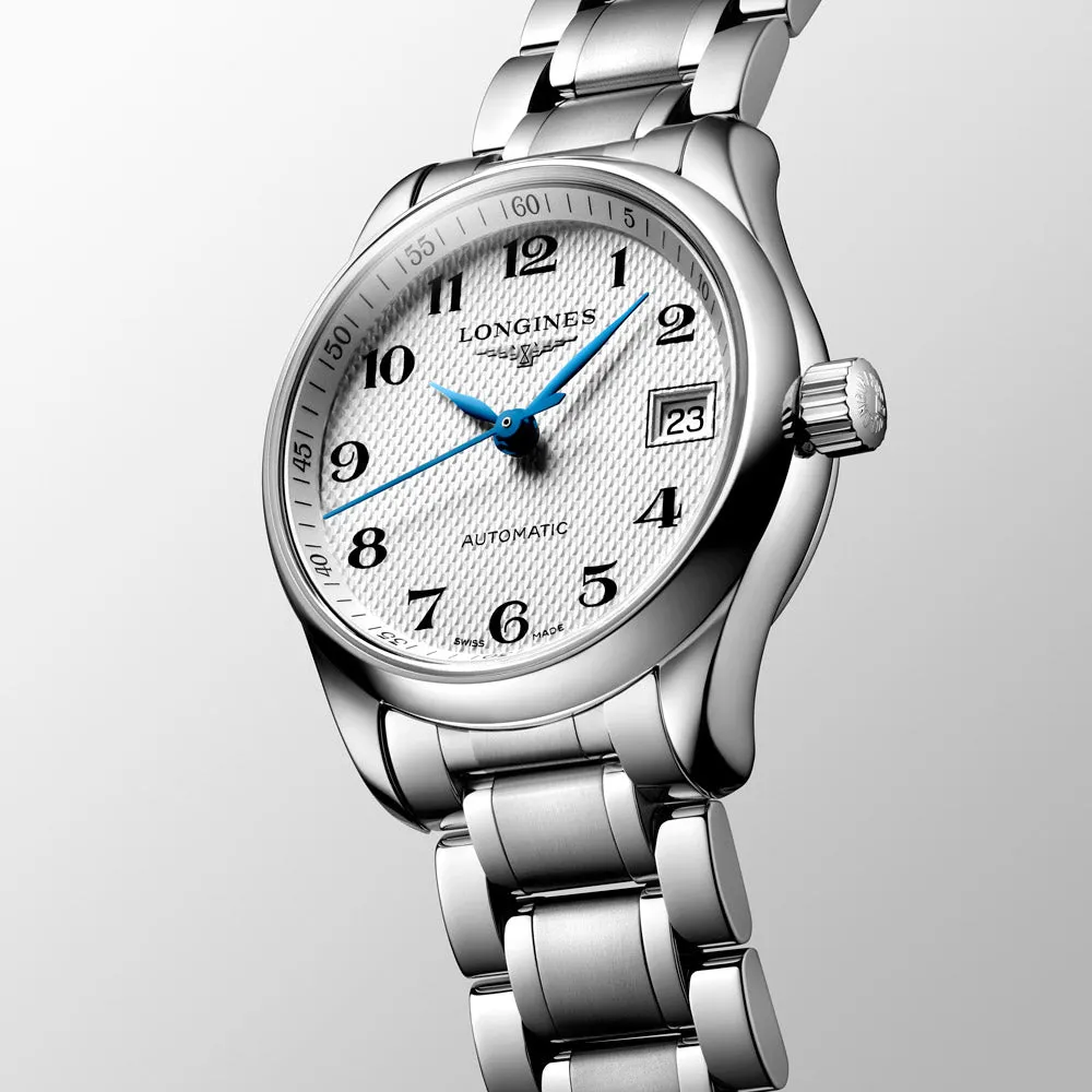 Longines Master Collection 25.5mm Silver Dial Automatic Ladies Watch L2.128.4.78.6