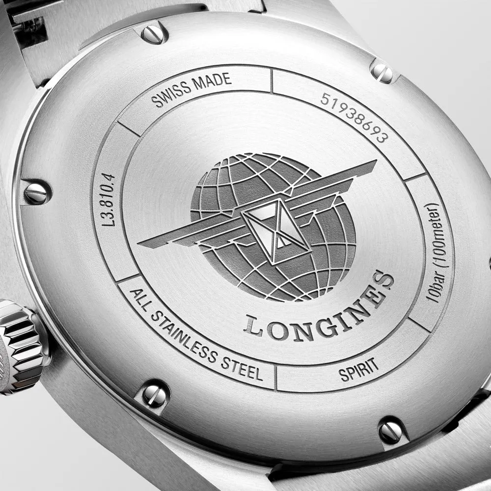 Longines Spirit 40mm Black Dial Automatic Gents Watch L3.810.4.53.6