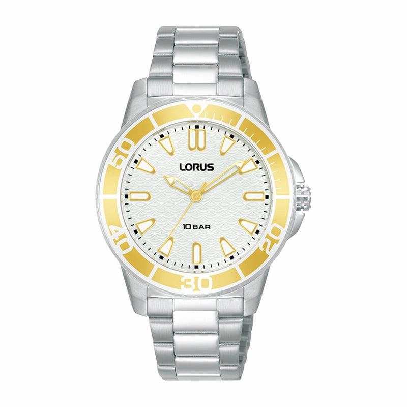 Lorus Ladies White 3 Hands Watch
