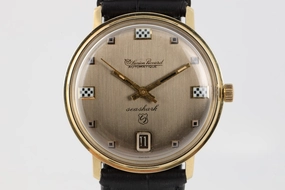 Lucien Piccard Seashark 14K Yellow Gold 33mm Men's Watch (31.2g.)