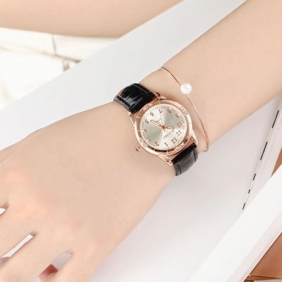 Luminous waterproof pointer quartz watch