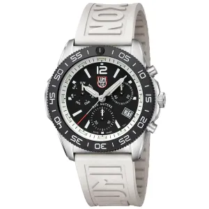 Luminox Men's Chronograph Watch - Pacific Diver Black Dial Rubber Strap | 3141