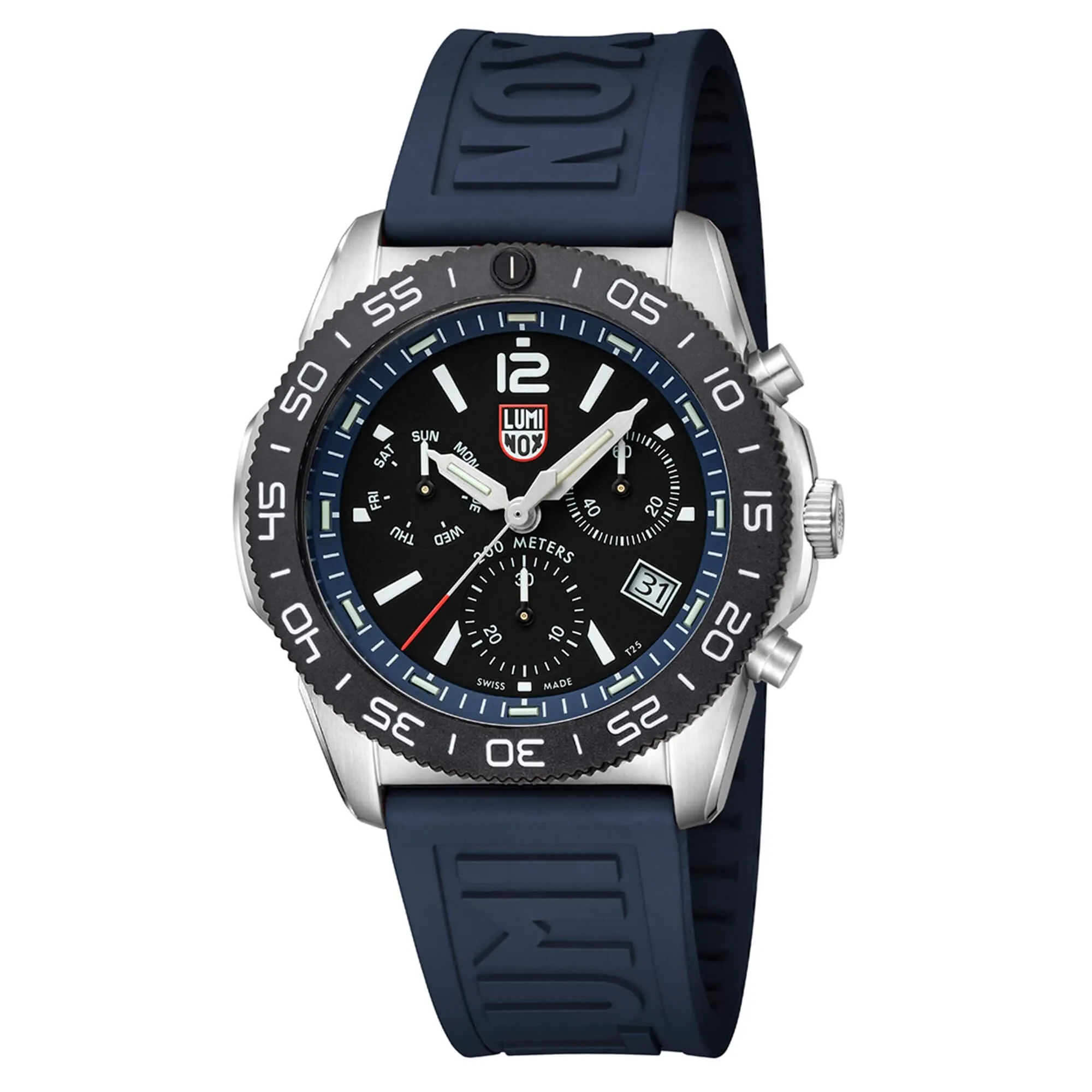 Luminox Men's Watch - Pacific Diver Swiss Quartz Chrono Blue Rubber Strap | XS.3143