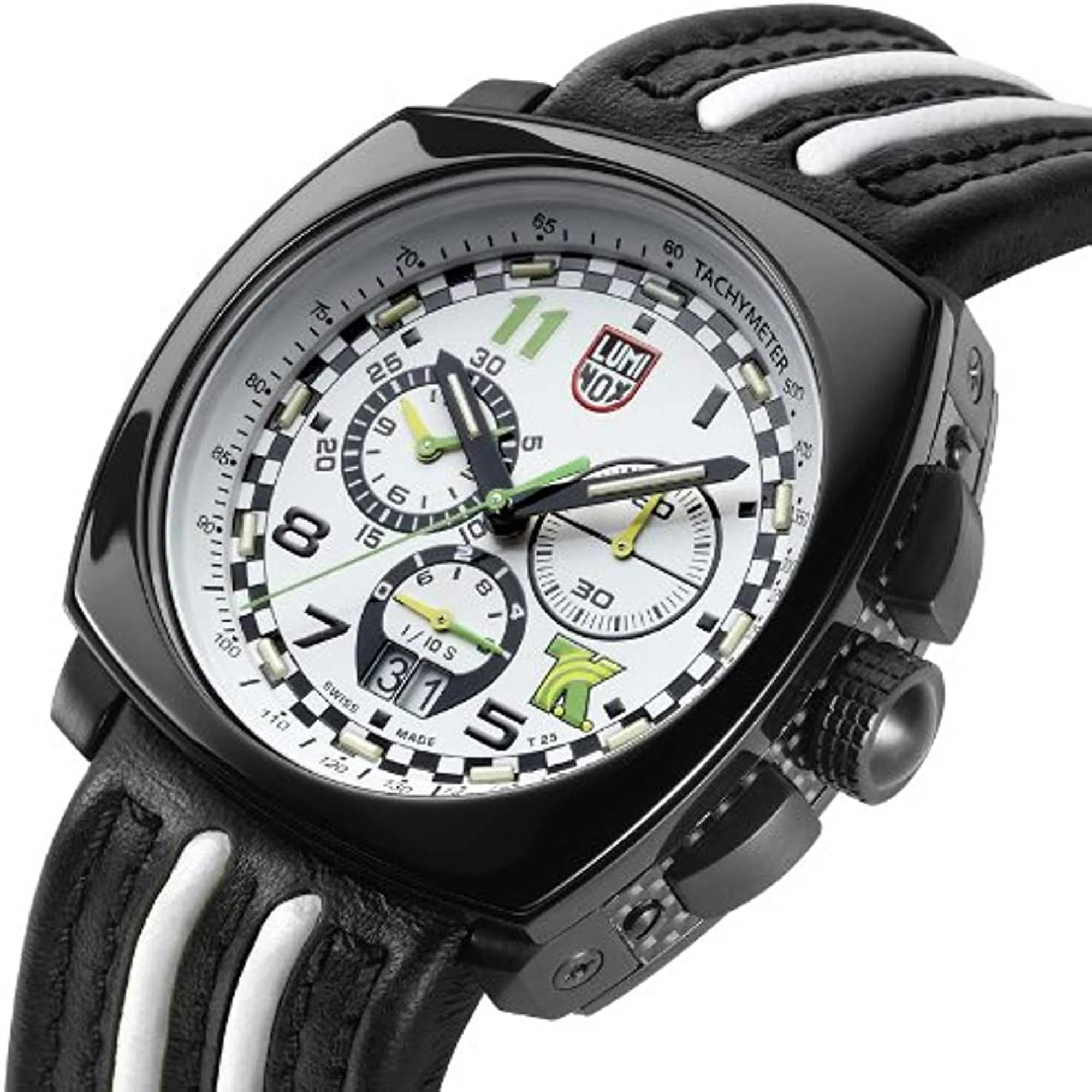 Luminox Men's Watch - Tony Kanaan Limited Edition White and Black Dial Strap | XL.1146