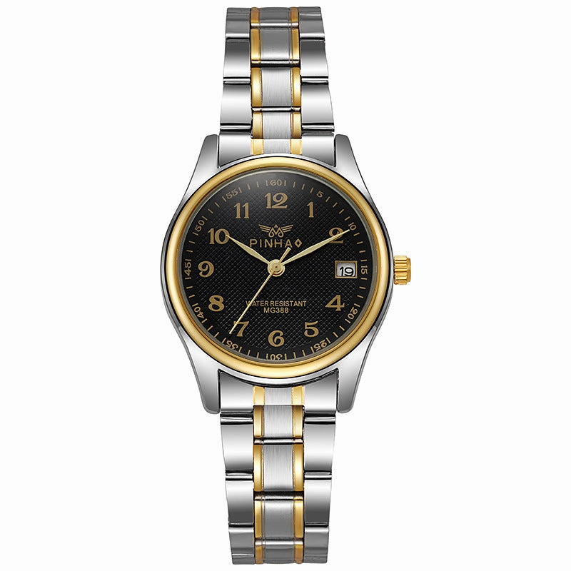 Male and female couples quartz watch casual