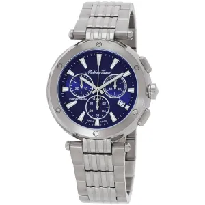 Mathey Tissot Men's Watch - Neptune Chrono Blue Dial Steel Bracelet | H912CHABU