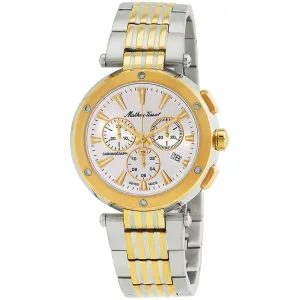 Mathey Tissot Men's Watch - Neptune Chrono Quartz Two Tone Steel Bracelet | H912CHBI