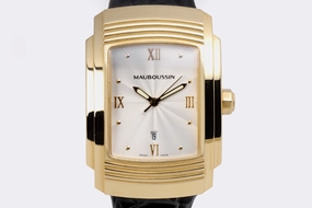 Mauboussin Fouga 18k Yellow Gold 30mm Watch (66.60g.)