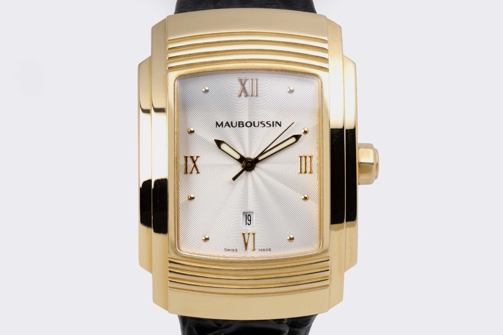 Mauboussin Fouga 18k Yellow Gold 30mm Watch (66.60g.)