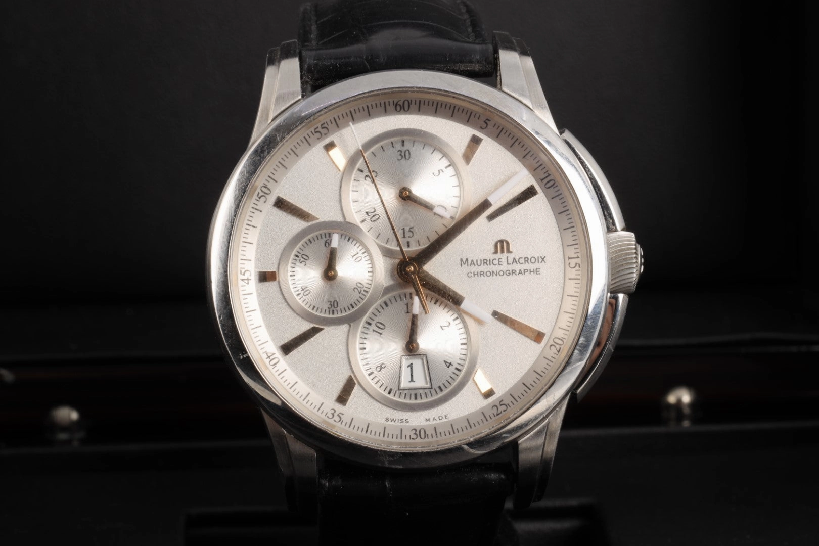Maurice Lacroix Pontos PT6178/88 43mm Men's Watch (Box Papers)